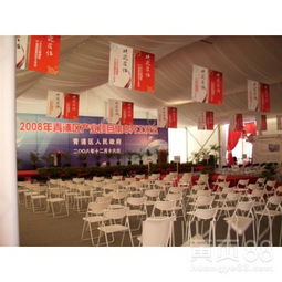 大跨度禮儀慶典篷房 鋁合金材質(zhì)打造安全大氣的慶典空間